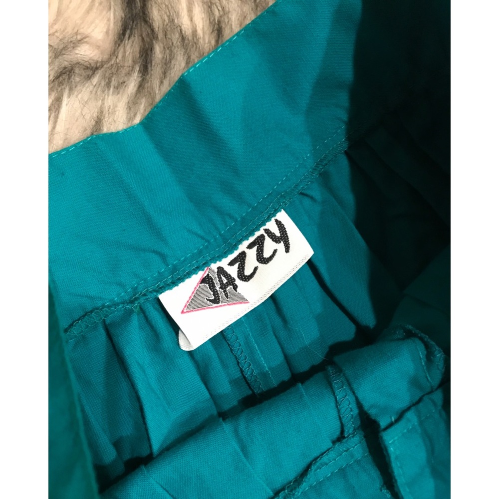 Vintage turquoise skirt - Picture 3 of 3